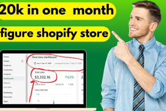 build shopify dropshipping store or shopify website or shopify store