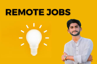 search and apply for jobs or find remote jobs on your behalf