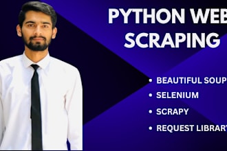 do web scraping, python web scraping, data extraction