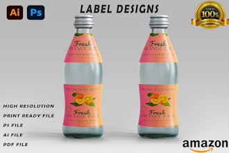 do label design, bottle label designs, product packet designs