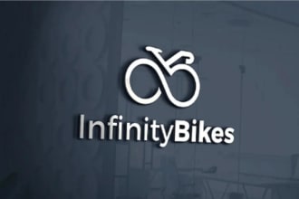 do motorsports bike car racing team logo design