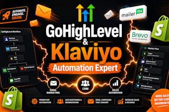 be your go high level expert klaviyo email marketing gohighlevel automation ghl