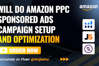 do amazon PPC sponsored ads campaign setup and optimization