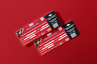 design stunning tickets and invitation cards for any event