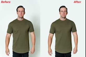 do fashion photos crease removal, wrinkle remover, and photoshop editing
