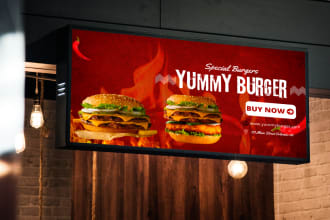design dazzling billboard and rollup banner designs in 3 hrs
