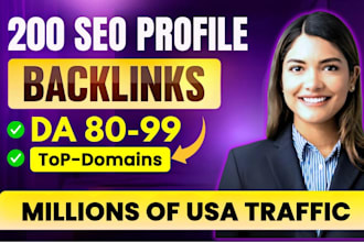 da 90 social profiles manual backlinks for top ranking