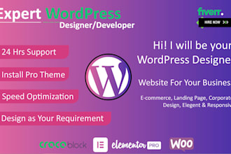build or redesign your blog, magazine or newspaper wordpress website