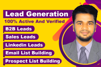 build b2b targeted lead generation prospect email list to increase your sales