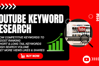 do long tail best SEO keyword research for youtube videos ranking