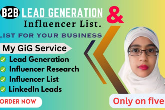 valuable targeted lead generation and influencer research