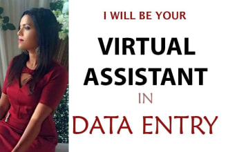 be your virtual assistant in data entry