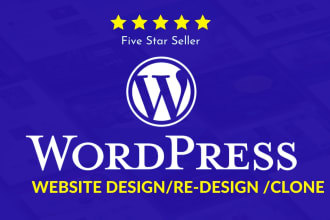 build dynamic responsive wordpress website with elementor pro or landing page