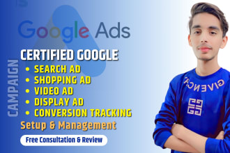 set up and manage google ads adwords PPC to improve sales