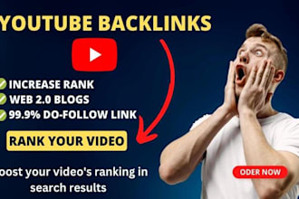 boost your youtube video rank with high authority backlink service