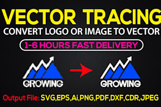 vector tracing, vectorize, convert logo or image to vector