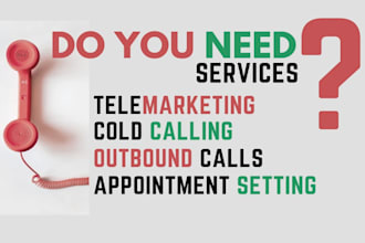 do usa cold calls, appointment setting, telemarketing