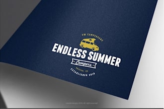 provide a professional retro vintage badge logo