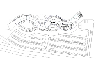 architect draftsman for house plans 2d floor plan in autocad