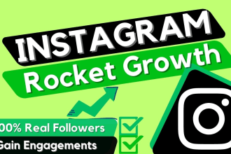 do rocket super fast organic instagram growth to grow followers and engagements
