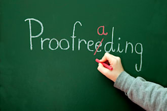 proofread 1000 words of a text in spanish or english