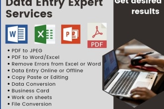 convert files, copy paste data entry and remove errors