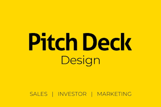 do pitch deck design, powerpoint presentation, google slides, canva template