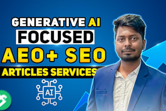 do generative engine optimization GEO, SEO, aeo articles for chatgpt ai ranking