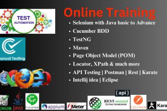 teach web automation with selenium java, cucumber bdd, specflow, maven, cypress