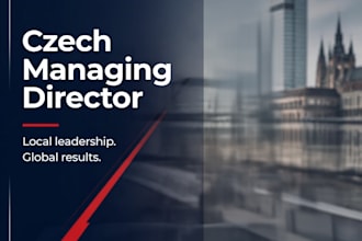 be your   managing director, business service  in czech