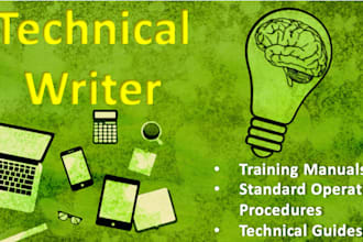 write your technical training manual or elearning course