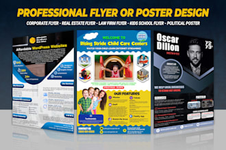 design a professional flyer for your business