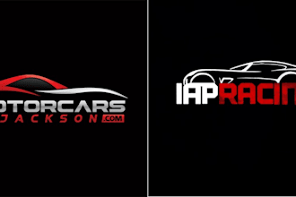 do amazing car racing and automotive logo design