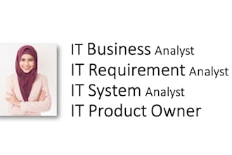 it business analyst, requirements analyst and product owner