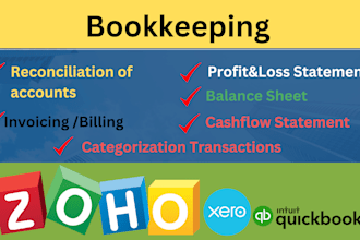 do bookkeeping and accounting on zoho books
