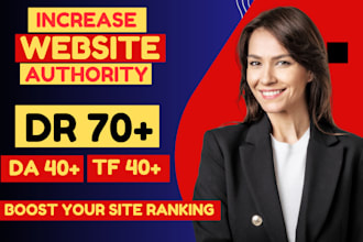 increase domain rating ahrefs dr 70 domain authority moz da
