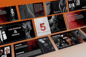 design film pitch deck powerpoint presentation and movie pitch deck