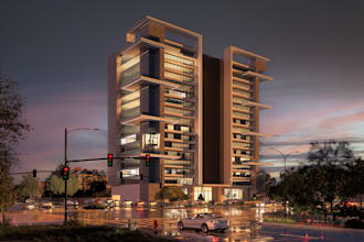 do architectural design interior house exterior rendering 3d model visualization