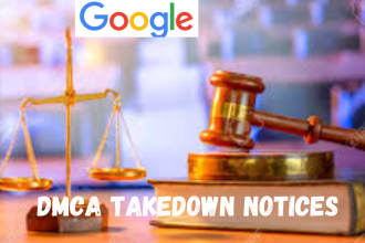 takedown defaming,pirated,illegal content from google search result under dmca