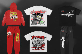 create edgy grunge y2k streetwear design