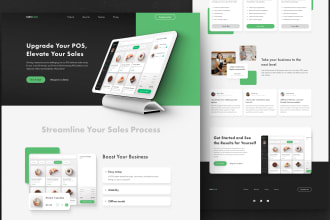 do the website design, and landing page in figma