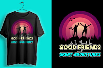 do typography design for pod t shirt and streetwear clothing