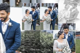 wedding album design and print service