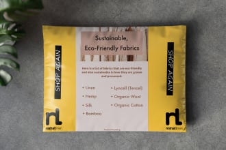 do poly mailer package, shipping and parcel bag design