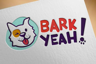 design pet, dog, cat, minimalist, animal logo design for your website business