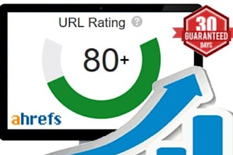 increase ahref URL rating 80 to 85