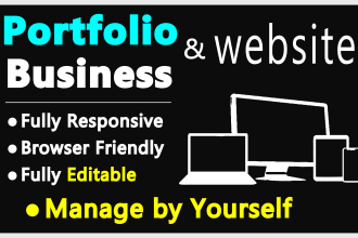 create personal portfolio website, wordpress portfolio, business website