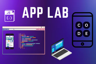 develop custom apps with stunning UI on app lab code,org