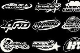 customize y2k streetwear logo designs for you