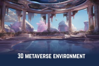 create 3d metaverse environments using blender